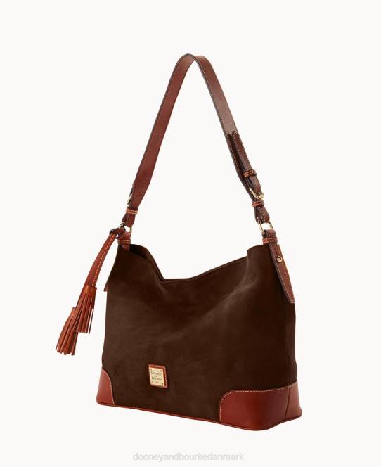 Dooney & Bourke ruskind stor sæk JV0J3129 poser brun tmoro