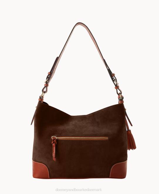 Dooney & Bourke ruskind stor sæk JV0J3129 poser brun tmoro