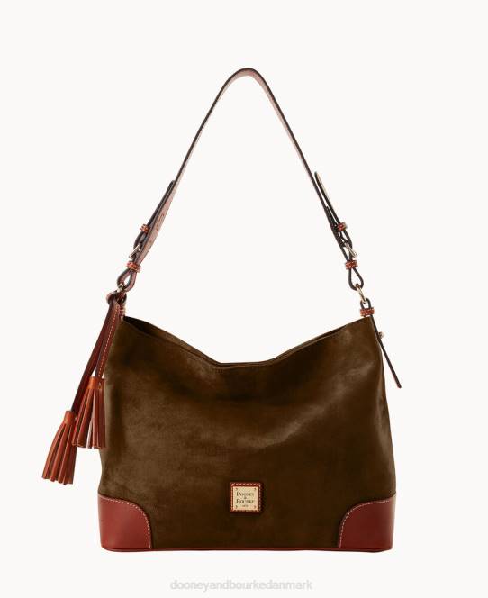 Dooney & Bourke ruskind stor sæk JV0J3131 poser oliven