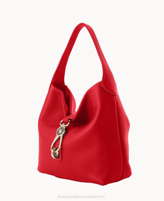 Dooney & Bourke småstens korn lille logo låsesæk JV0J2872 poser rød