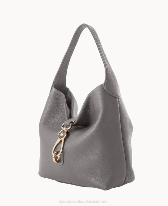 Dooney & Bourke småstens korn lille logo låsesæk JV0J2873 poser skifer