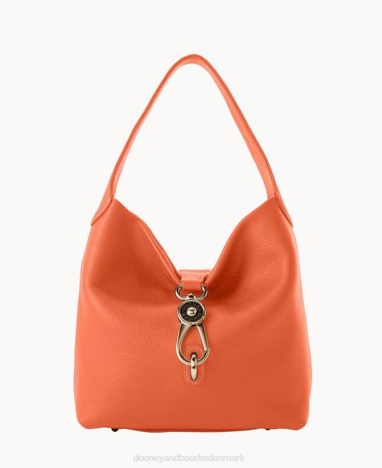 Dooney & Bourke småstens korn lille logo låsesæk JV0J2878 poser koral