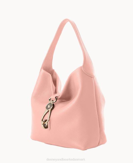 Dooney & Bourke småstens korn lille logo låsesæk JV0J2881 poser lyserød