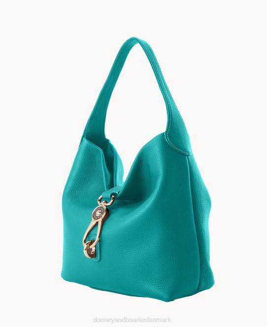 Dooney & Bourke småstens korn lille logo låsesæk JV0J2882 poser grøn mynte