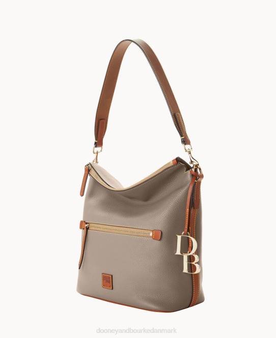 Dooney & Bourke småstenskorn stor sæk JV0J2955 poser taupe