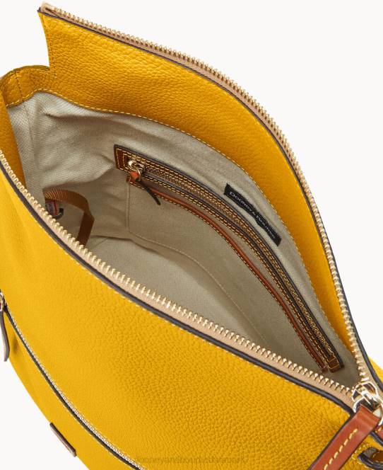Dooney & Bourke småstenskorn stor sæk JV0J2960 poser sennep