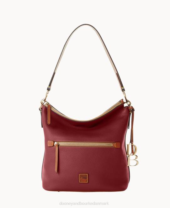 Dooney & Bourke småstenskorn stor sæk JV0J2962 poser vin