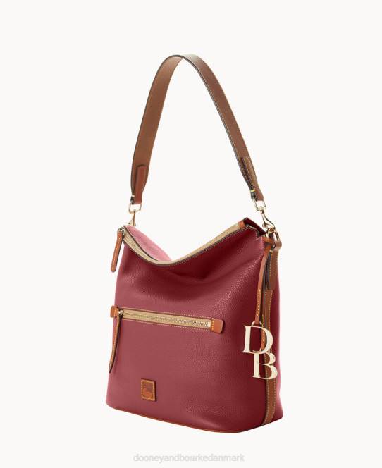 Dooney & Bourke småstenskorn stor sæk JV0J2962 poser vin