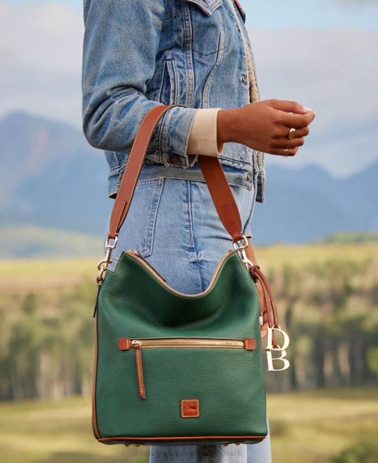 Dooney & Bourke småstenskorn stor sæk JV0J2963 poser geranium