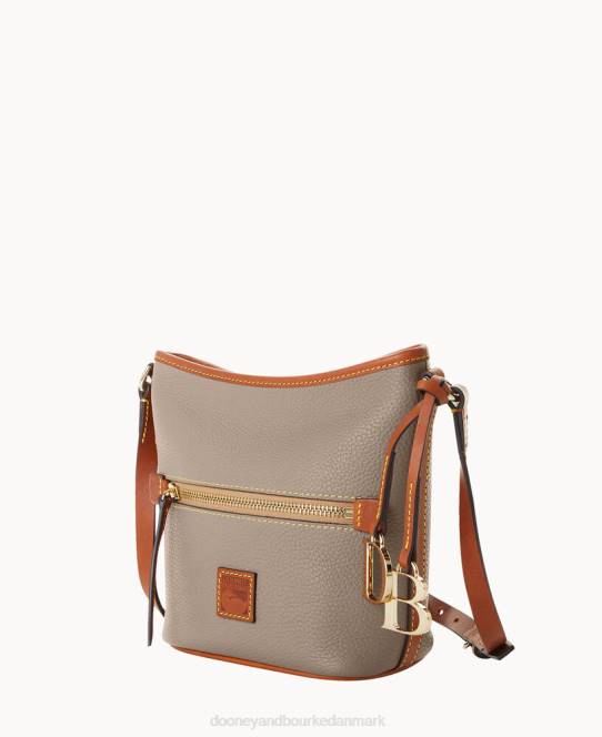Dooney & Bourke småstenssæk med lynlås JV0J2113 poser taupe