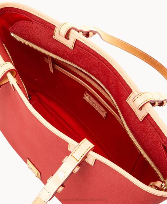 Dooney & Bourke eva lille fritidsshopper JV0J1325 poser rød
