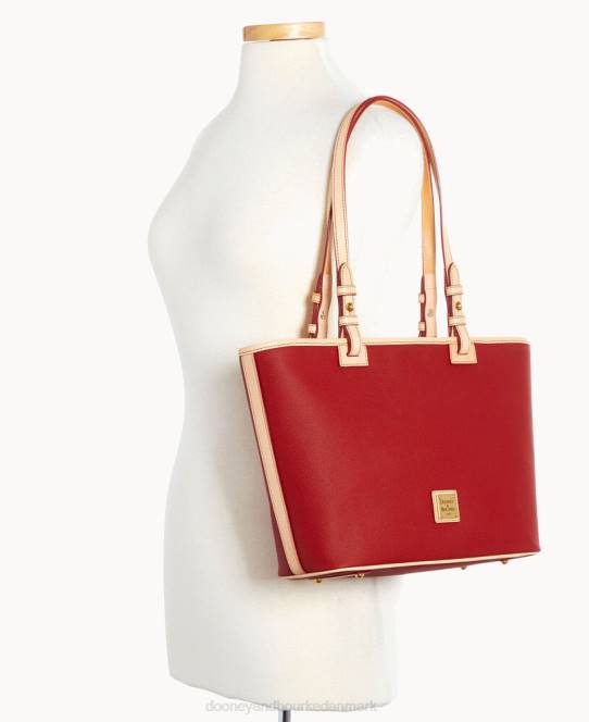 Dooney & Bourke eva lille fritidsshopper JV0J1325 poser rød