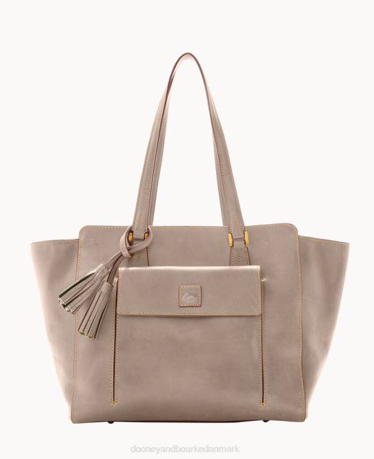 Dooney & Bourke florentinsk øst vest shopper JV0J1345 poser lys taupe