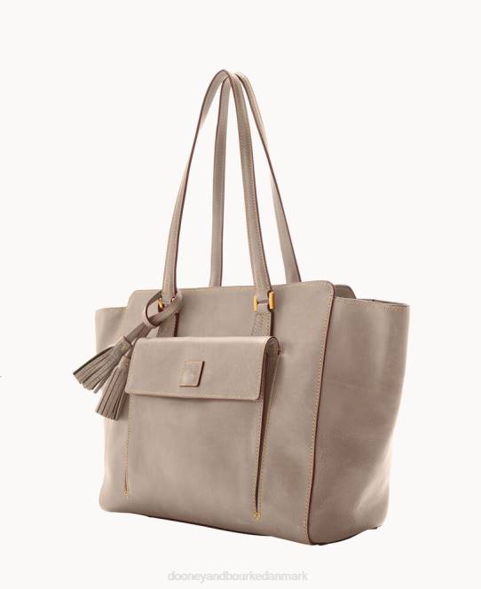 Dooney & Bourke florentinsk øst vest shopper JV0J1345 poser lys taupe