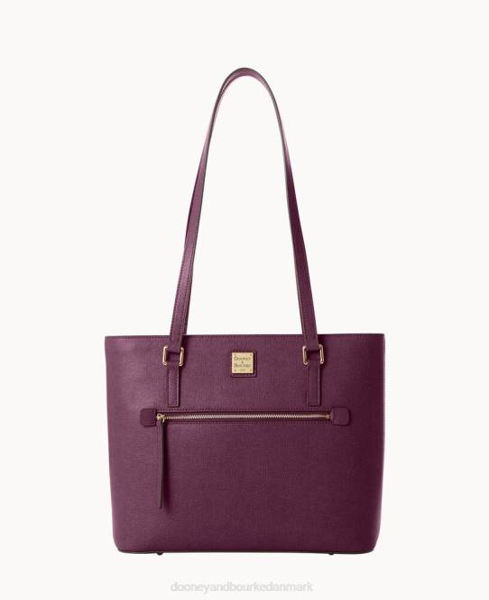 Dooney & Bourke saffiano shopper JV0J873 poser blomme vin