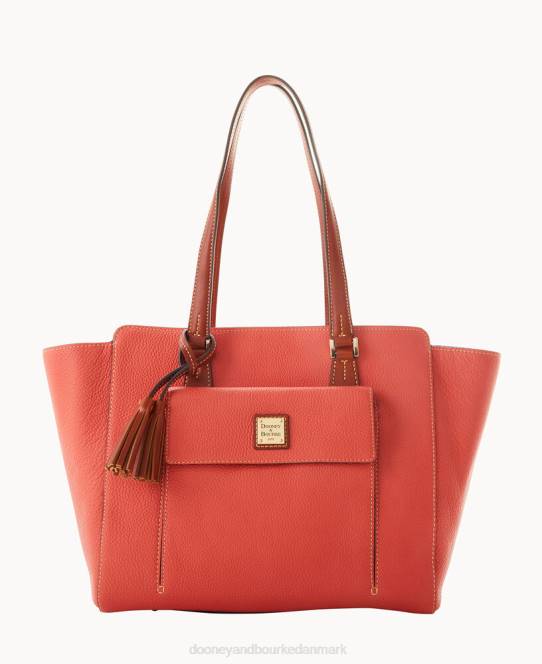 Dooney & Bourke småsten korn øst vest shopper JV0J1339 poser geranium