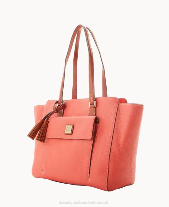 Dooney & Bourke småsten korn øst vest shopper JV0J1339 poser geranium