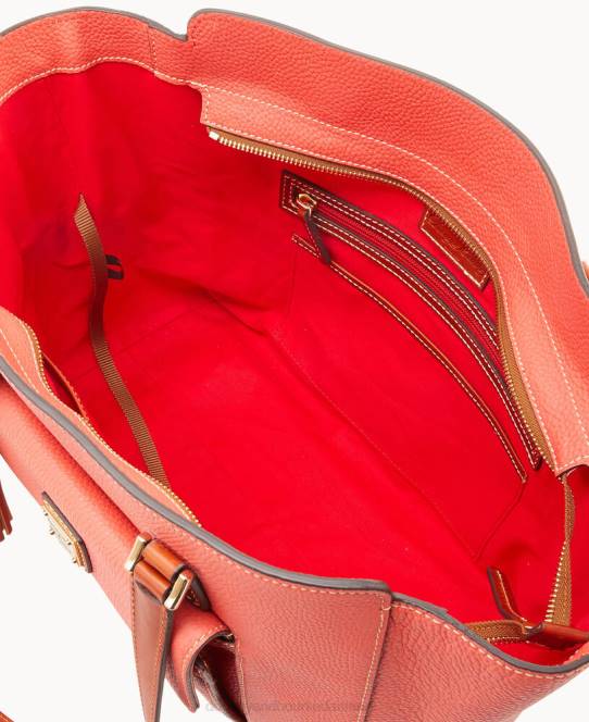 Dooney & Bourke småsten korn øst vest shopper JV0J1339 poser geranium