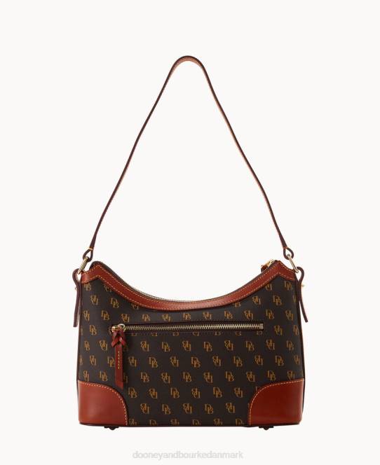 Dooney & Bourke Gretta stor skuldertaske JV0J3873 poser brun tmoro