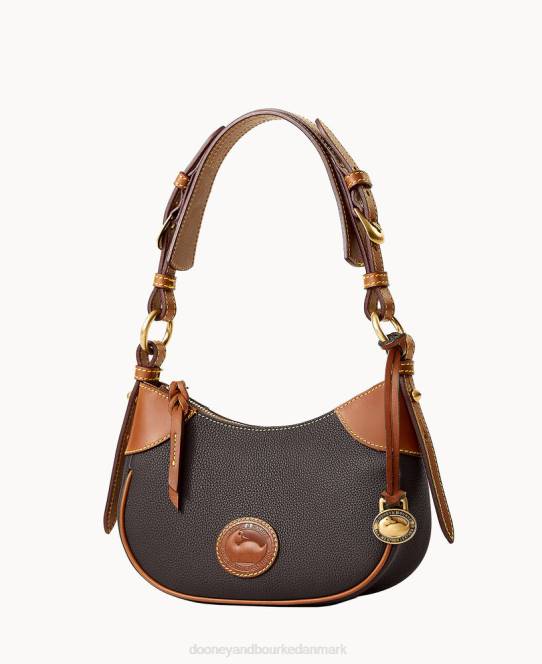Dooney & Bourke alt vejr læder 3.0 demi skulder 22 JV0J3516 poser sort