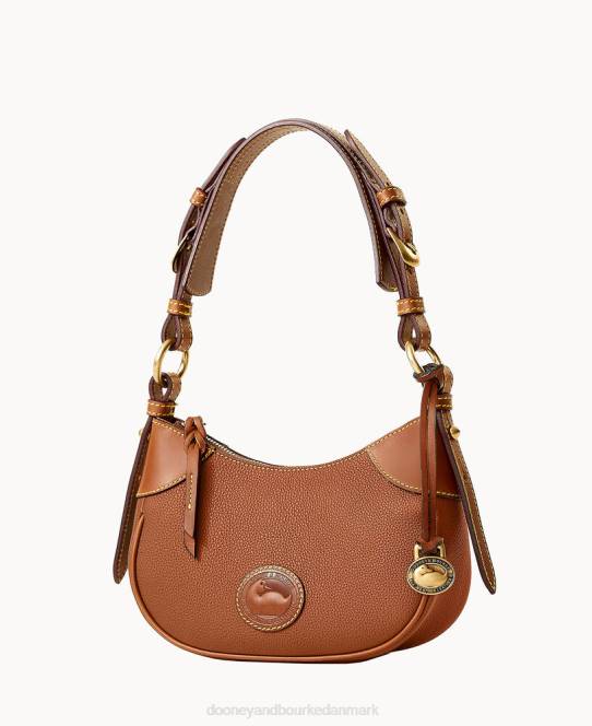 Dooney & Bourke alt vejr læder 3.0 demi skulder 22 JV0J3517 poser karamel