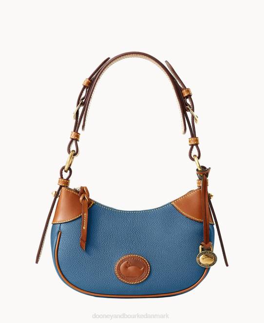 Dooney & Bourke alt vejr læder 3.0 demi skulder 22 JV0J3519 poser denim