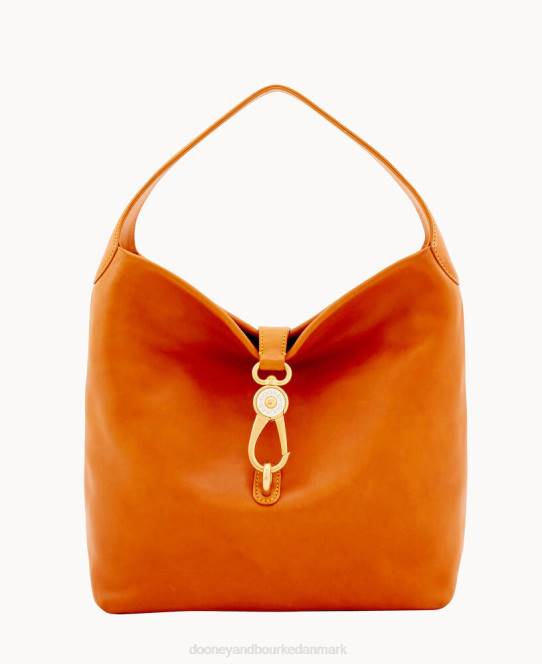 Dooney & Bourke florentinsk skuldertaske med logolås JV0J2977 poser naturlig
