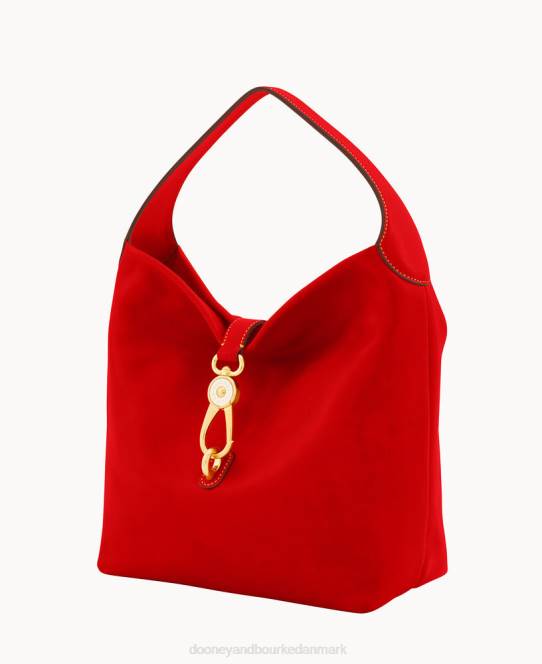 Dooney & Bourke florentinsk skuldertaske med logolås JV0J2978 poser rød