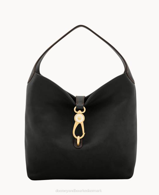 Dooney & Bourke florentinsk skuldertaske med logolås JV0J2979 poser sort