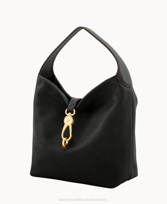 Dooney & Bourke florentinsk skuldertaske med logolås JV0J2979 poser sort