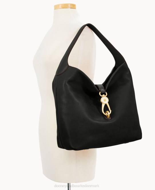 Dooney & Bourke florentinsk skuldertaske med logolås JV0J2979 poser sort