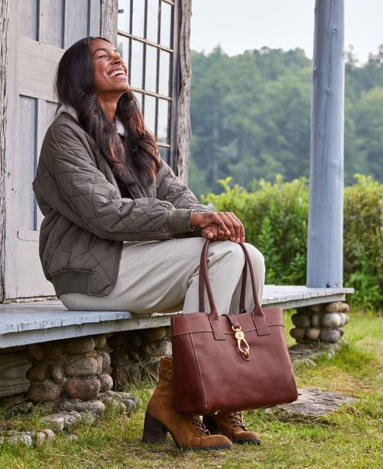 Dooney & Bourke florentinsk stor amelie skuldertaske JV0J2994 poser naturlig