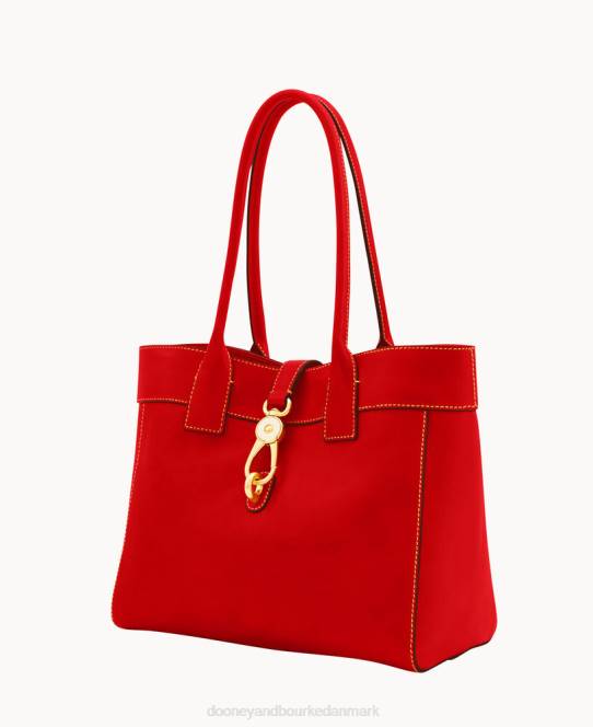 Dooney & Bourke florentinsk stor amelie skuldertaske JV0J2998 poser rød