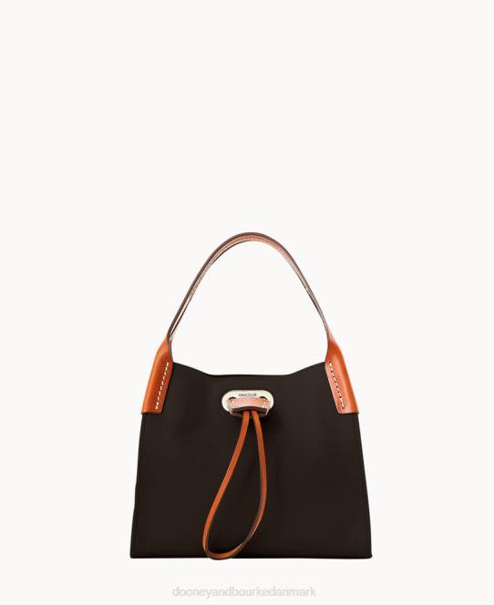 Dooney & Bourke oncour elba lille fuld op JV0J3304 poser brun tmoro