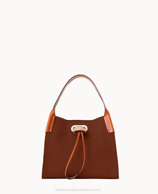 Dooney & Bourke oncour elba lille fuld op JV0J3305 poser brændt orange
