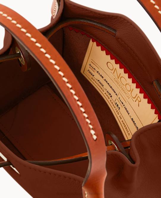Dooney & Bourke oncour elba lille fuld op JV0J3305 poser brændt orange