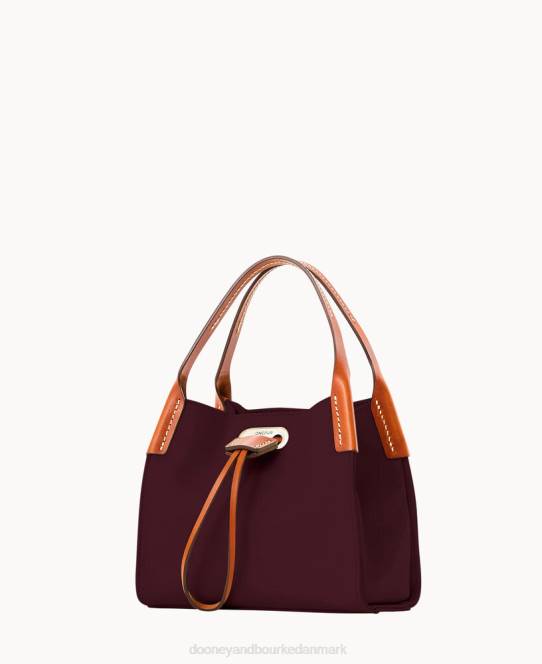 Dooney & Bourke oncour elba lille fuld op JV0J3306 poser bordeaux