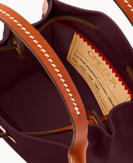 Dooney & Bourke oncour elba lille fuld op JV0J3306 poser bordeaux