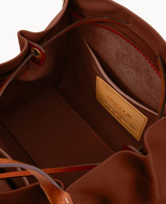 Dooney & Bourke oncour elba lille fuld op to JV0J3221 poser brændt orange