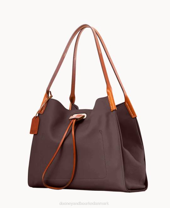 Dooney & Bourke oncour elba lille fuld op to JV0J3237 poser chokolade