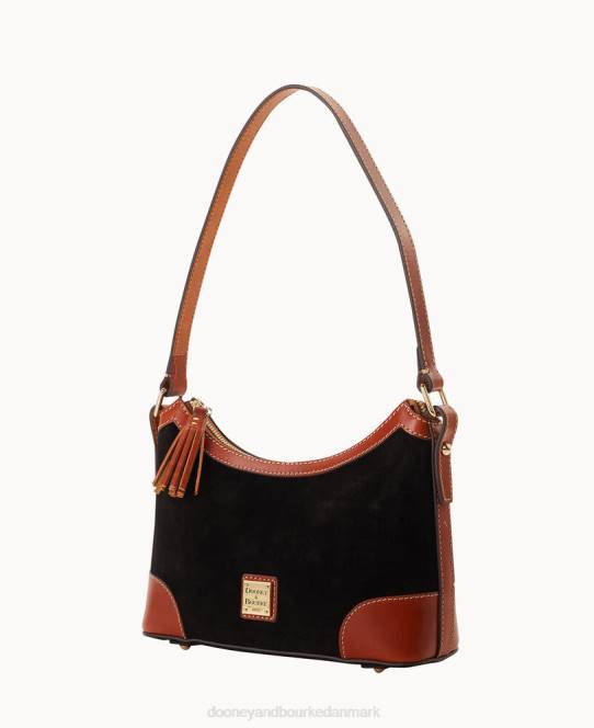 Dooney & Bourke skuldertaske i ruskind JV0J3853 poser sort