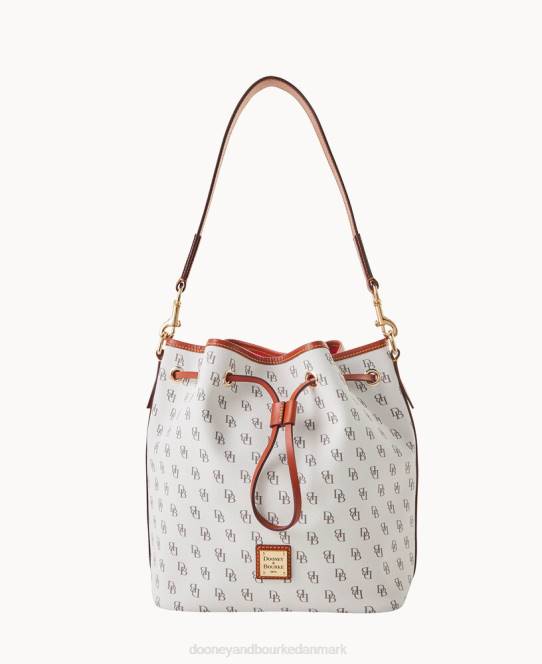 Dooney & Bourke Gretta snøre JV0J2949 poser knogle