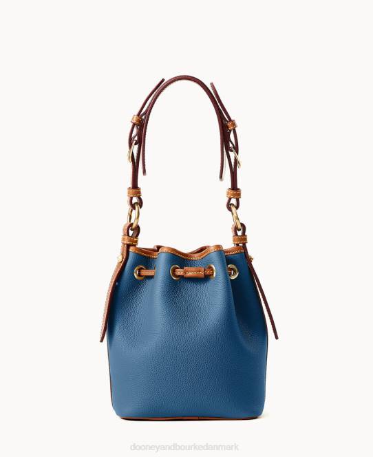 Dooney & Bourke alt vejr læder 3.0 mini snøre 17 JV0J3247 poser denim