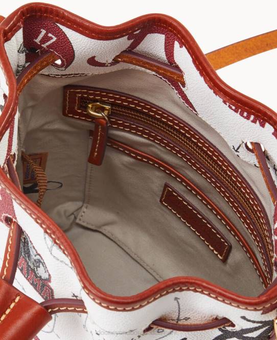 Dooney & Bourke collegiate university of alabama lille snøre JV0J2169 poser u af alabama