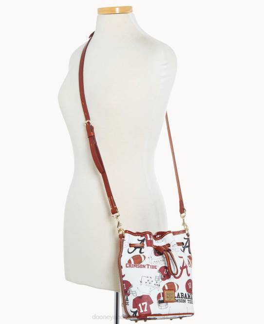 Dooney & Bourke collegiate university of alabama lille snøre JV0J2169 poser u af alabama