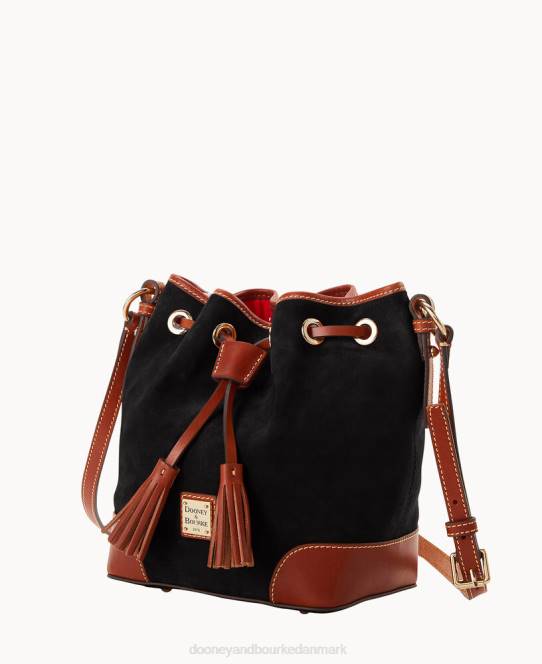 Dooney & Bourke crossbody-snøre i ruskind JV0J2842 poser sort