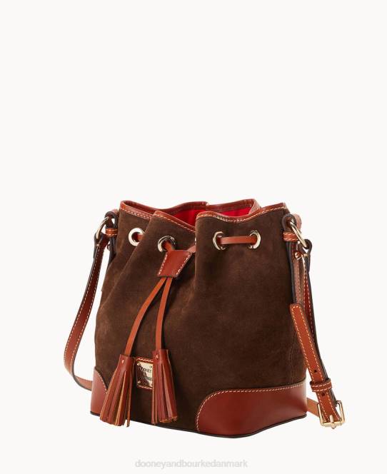 Dooney & Bourke crossbody-snøre i ruskind JV0J2843 poser brun tmoro