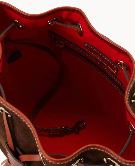 Dooney & Bourke crossbody-snøre i ruskind JV0J2843 poser brun tmoro
