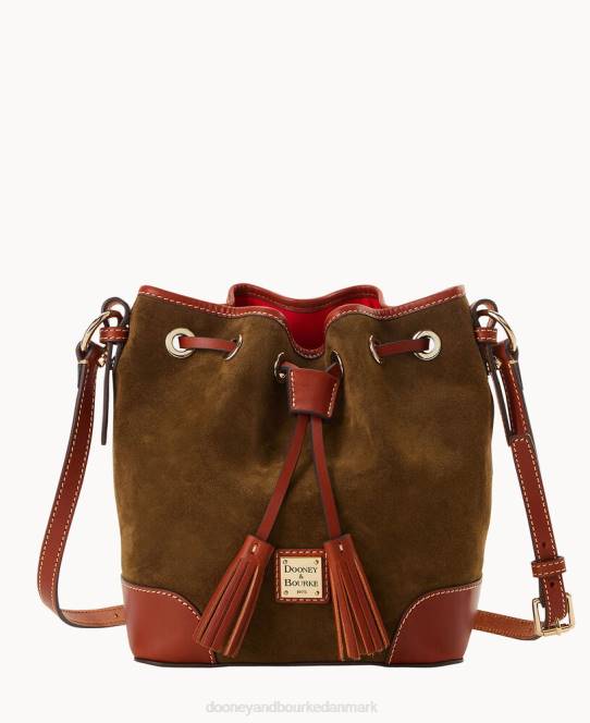 Dooney & Bourke crossbody-snøre i ruskind JV0J2845 poser oliven