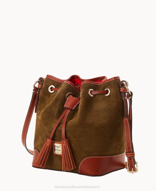 Dooney & Bourke crossbody-snøre i ruskind JV0J2845 poser oliven